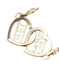 Pre-Loved by Azura Reborn - Pre-Loved Gold Plated Rhinestones Heart Logo Choker Necklace
