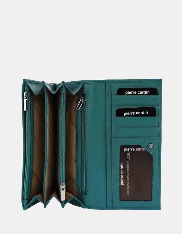 Pierre Cardin - Pierre Cardin Rustic Leather Ladies Wallet