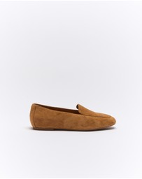 Walnut Melbourne - Drew Leather Loafer