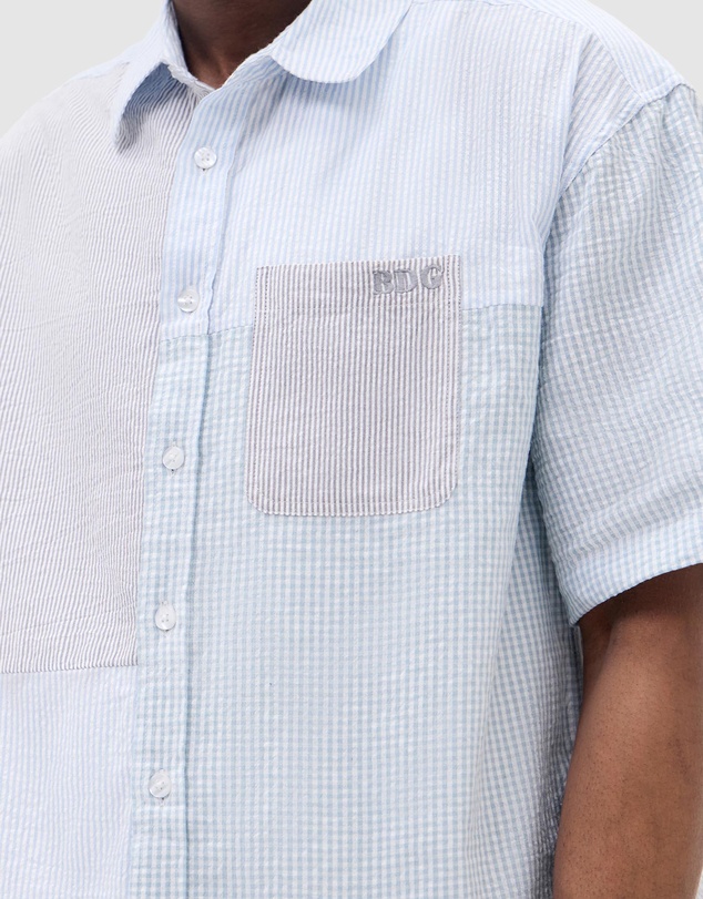 BDG By Urban Outfitters - Stripe Patchwork Shirt