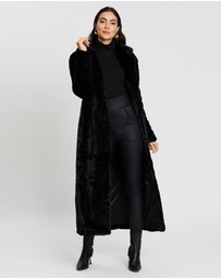 Unreal Fur - Black Bird Coat