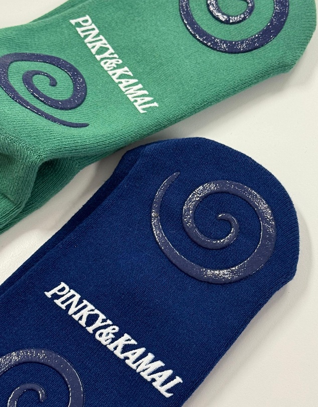 Pinky & Kamal - Pilates Spiral Grip Socks