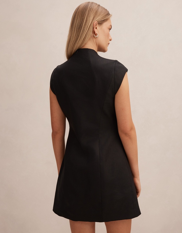 Forever New - Eliza Sculpted Linen Mini Dress