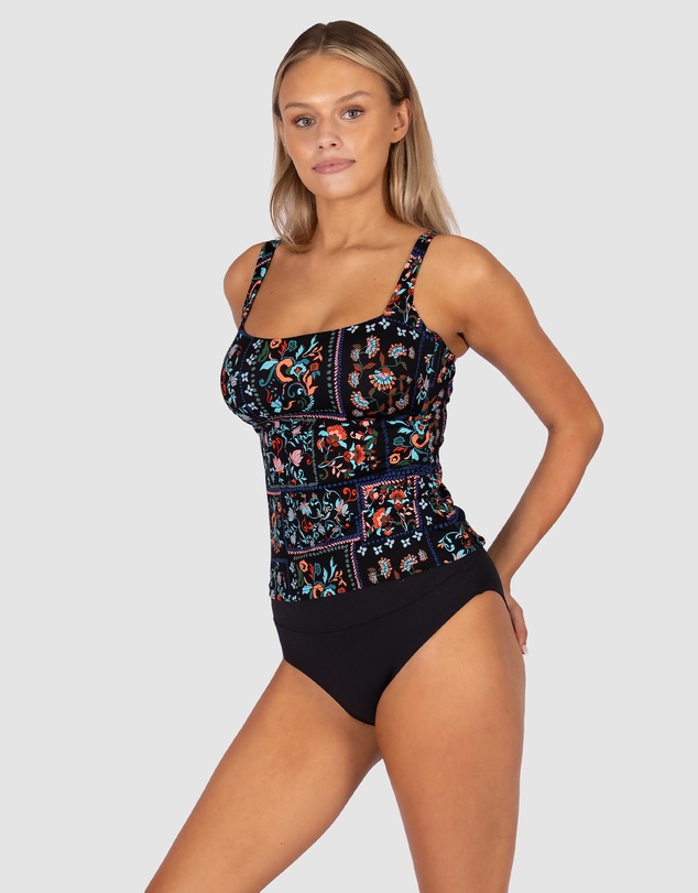 Baku Swimwear - La Condesa D/E Cup Square Neck Singlet Top