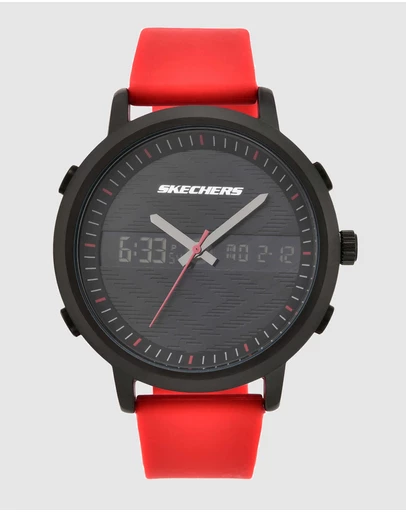 Skechers - The Lawndale Red Analogue Watch