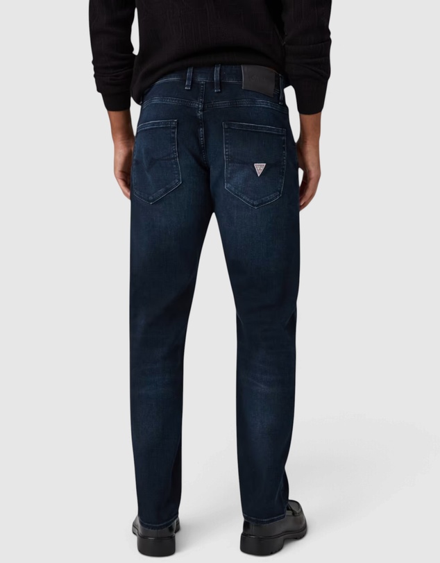 GUESS - Mide-Rise Angels Straight Leg Jeans