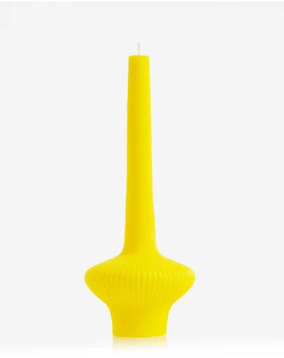 XRJ Celebrations - Pinnacle Candle Neon Yellow