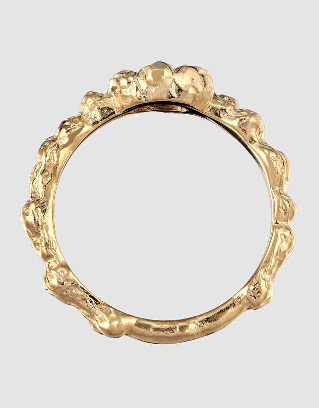 Haze & Glory - ICONIC EXCLUSIVE - Zirconia Cocktail Ring in Gold-Plated 925 Silver