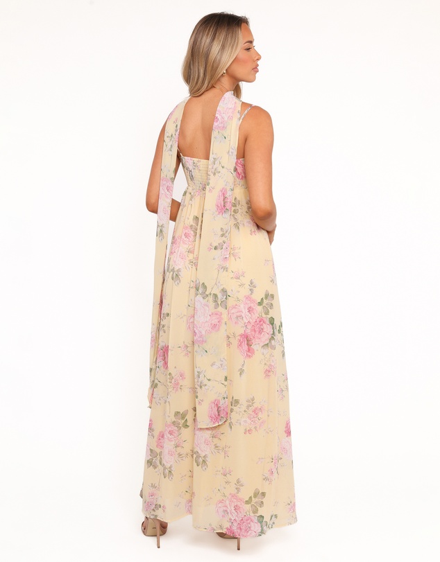 Petal & Pup - Tully Maxi Dress - Yellow Floral