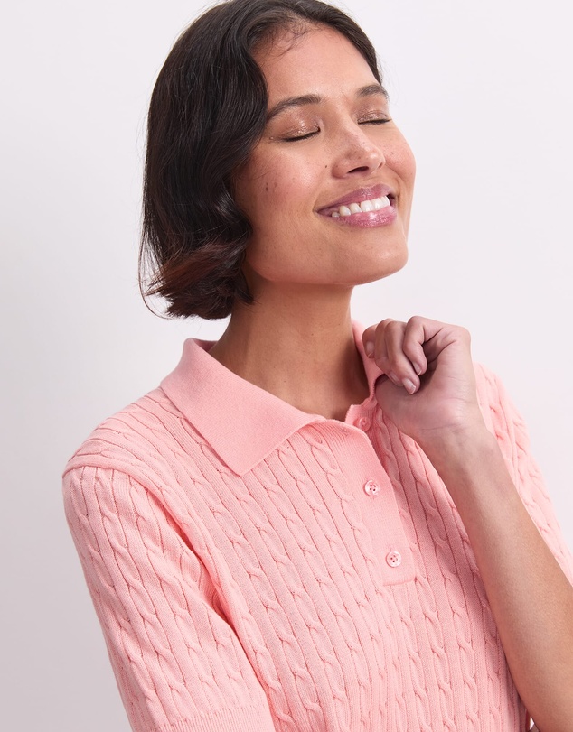 Sportscraft - Chiffon Cotton Cable Polo