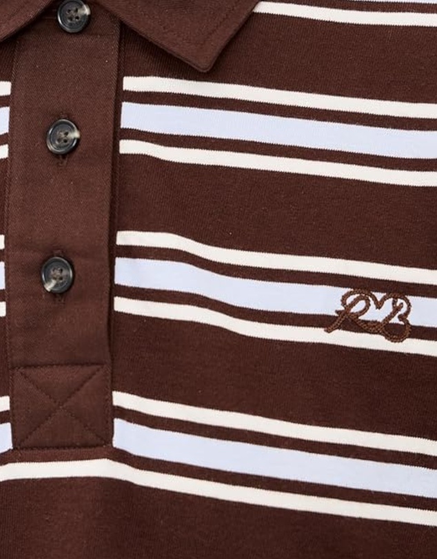 rag & bone - Rugby Stripe Long Sleeve Polo