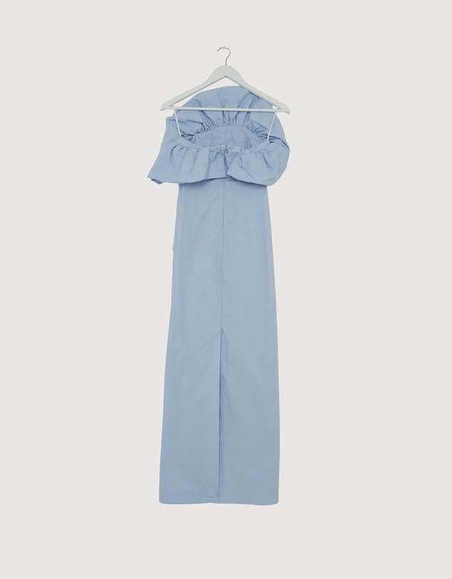 Revibe - Repaired Shona Joy Campbell Strapless Bubble Maxi Dress - AU 8