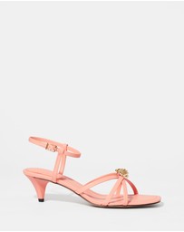 & Other Stories - Embellished Heeled Leather Sandals