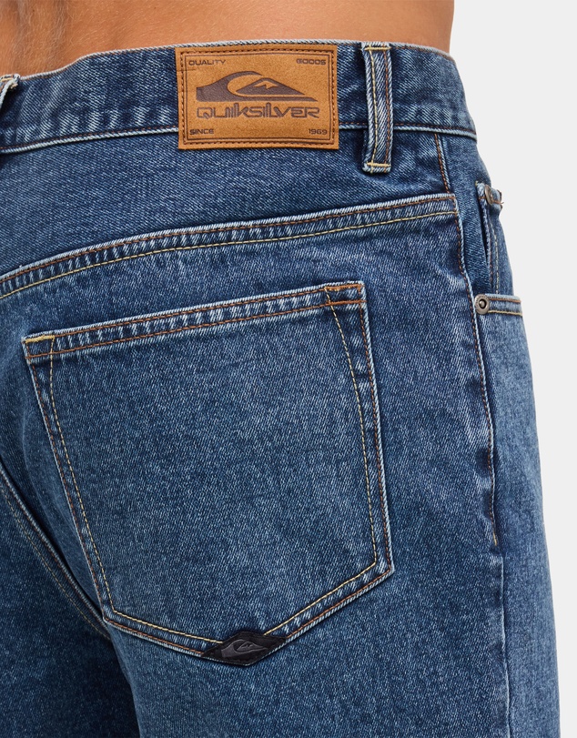 Quiksilver - Mens Aqua Cult Denim Shorts