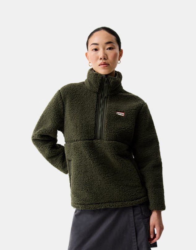 Hunter - Women's Tiorga 1/4 Zip Borg Fleece Kambaba