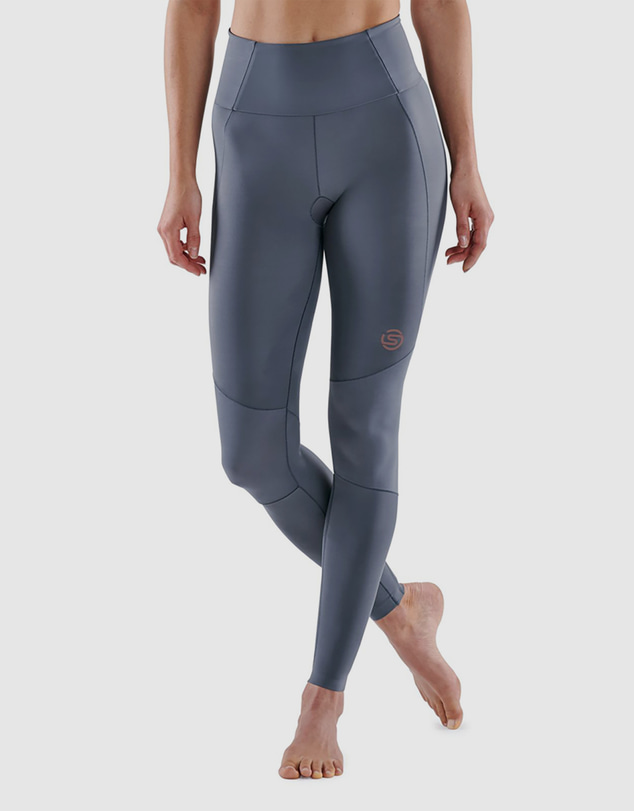 SKINS - SKINS Compression Series-5 Women's Skyscraper Charcoal New Running Activewear