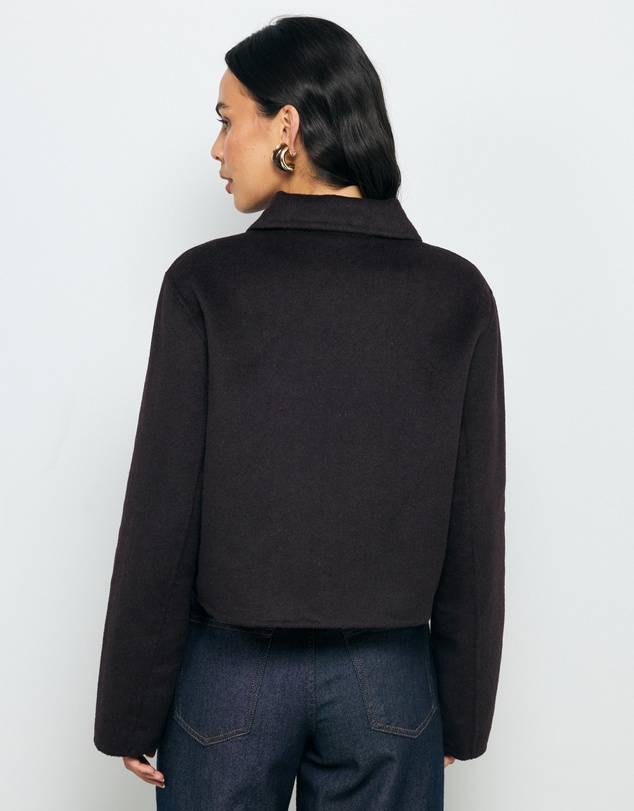 AERE - Lola Double Faced Wool Blend Coat