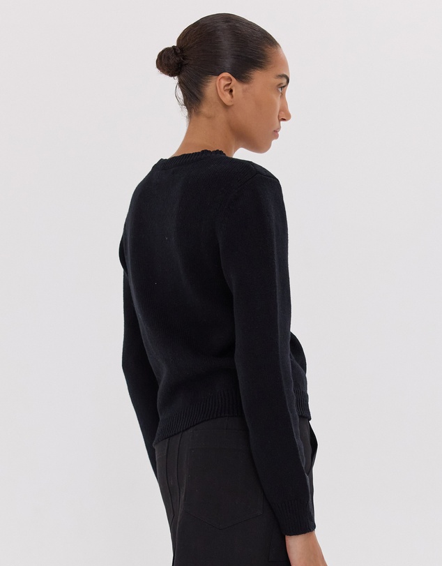 Cloth & Co. - The Vintage Cardigan | Black