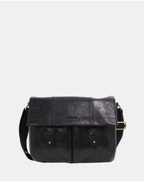 Pierre Cardin - Pierre Cardin Men's Rustic Messenger/Computer Bag