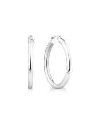 Michael Hill - 25mm Hoop Earrings in Sterling Silver