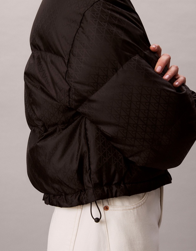 Calvin Klein - Allover Emblem Logo Puffer Jacket