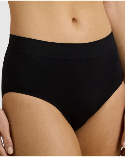 Lauren by Ralph Lauren - Lauren Seamless Recycled Jersey High Waist Full Brief