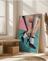 Olive et Oriel - Getting Ready Green III Art Print