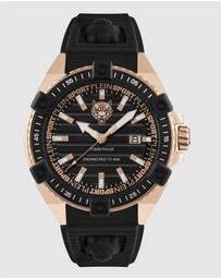 Plein Sport - PLEIN URBAN PULSE 47mm Black dial and Black silicone strap