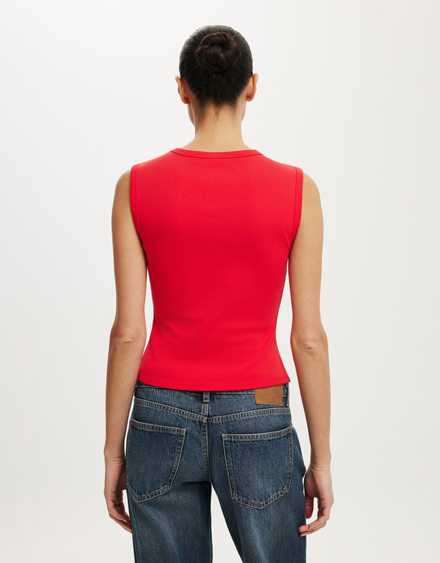 Cotton On - 90S V Neck Tank