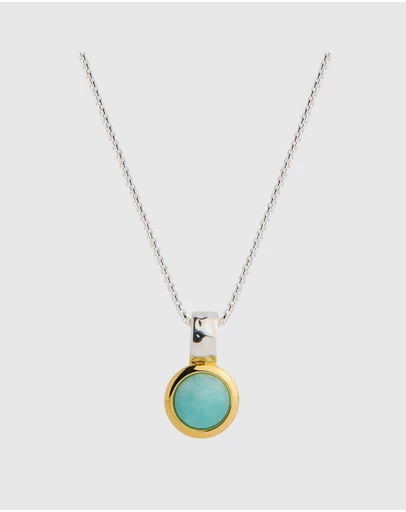 Najo - Solace 2-Tone Amazonite Necklace