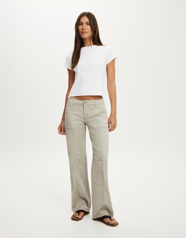 Cotton On - Lexi Low Rise Utility Pants