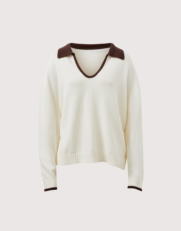 Ceres Life - Eliza Collared Knit
