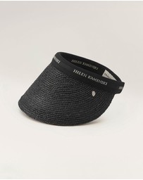 Helen Kaminski - Bianca 12 Raffia Logo Visor