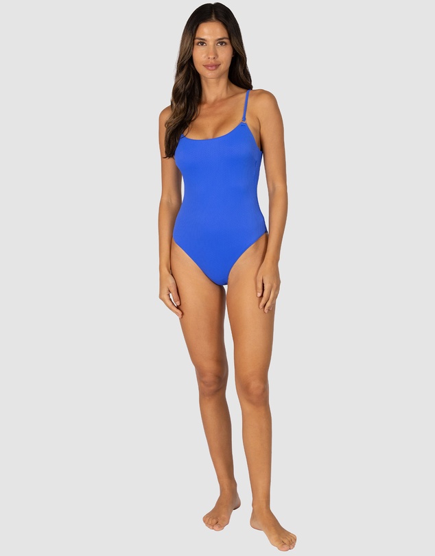Baku Swimwear - Rococco Minimalist High Leg One Piece Swimsuit