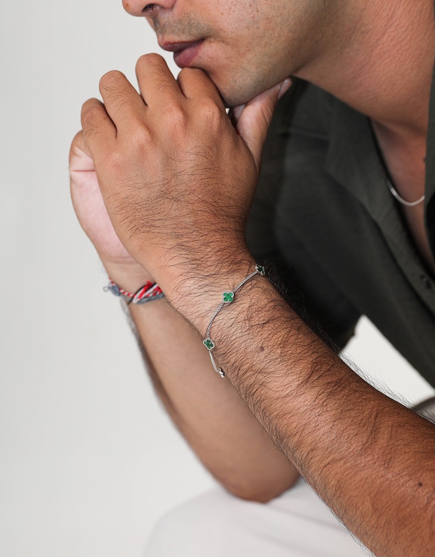 Kuzzoi - ICONIC EXCLUSIVE - Cloverleaf Bracelet in 925 Sterling Silver