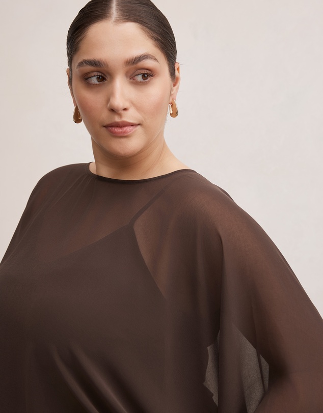 Forever New Curve - Gia Curve Sheer Cape