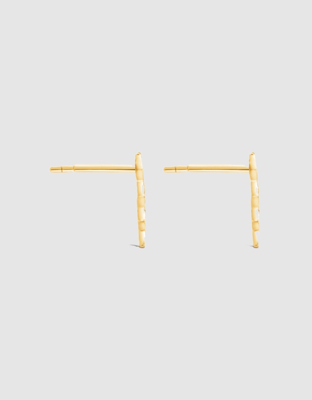 Ichu - Trio Star Studs, Gold