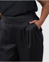 Pink Dusk by Curve Project - Last Time Satin Pants