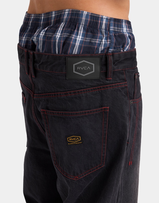 RVCA - Mens Stitch Baggy Denim Pants
