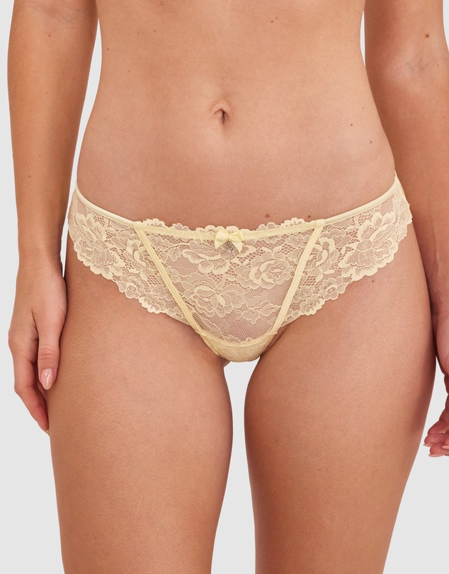 Bras N Things - Bethany Essentials Brazilian Knicker - Yellow