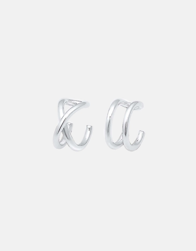 Elli Jewelry - Minimalist Ear Cuff in 925 Silver