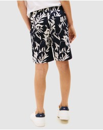 Tommy Hilfiger - Floral Print Poplin Shorts - Kids