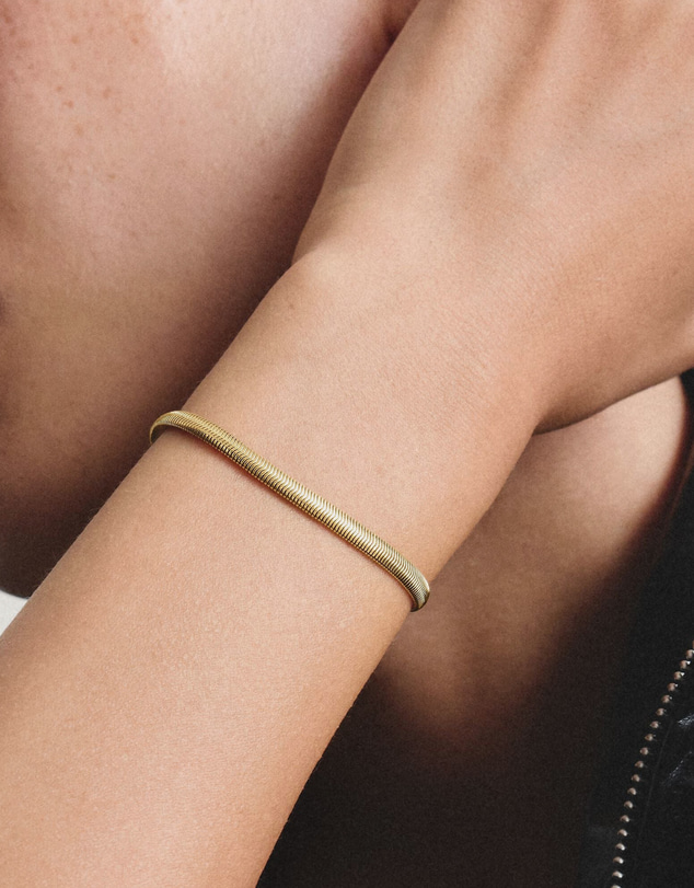 THOMAS SABO - Gold-Tone Stainless Steel Snake Chain Bracelet