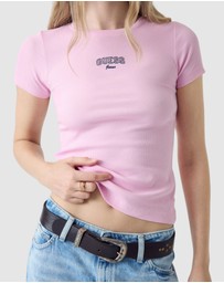 GUESS - GUESS JEANS Embroidered T-Shirt