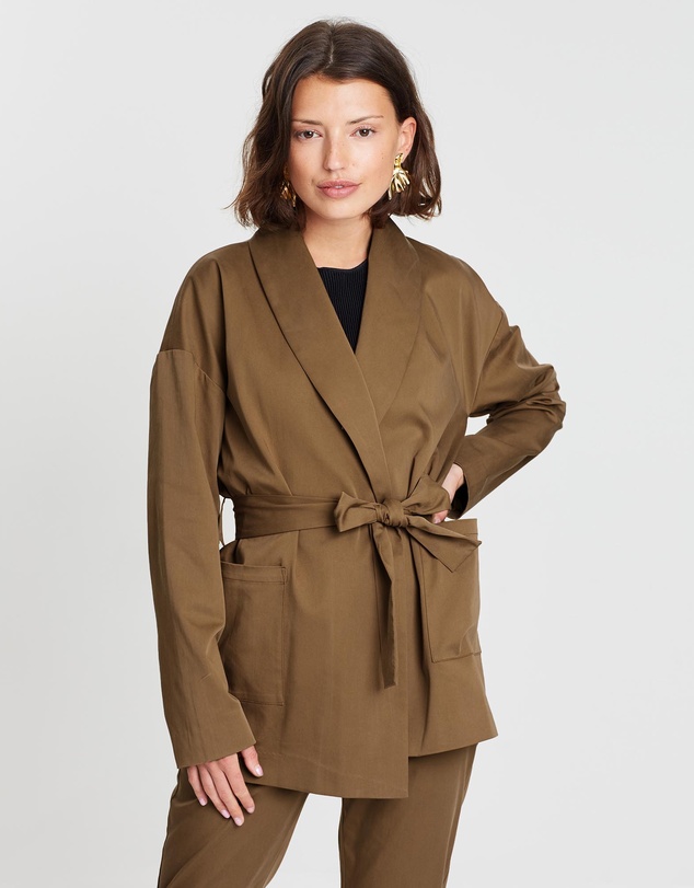 FRIEND of AUDREY - Elliot Wrap Jacket