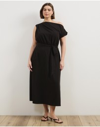 Atmos&Here Curvy - Jayde Off Shoulder Midi Dress
