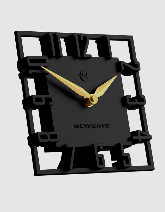 Newgate - Newgate Highline Mantel Clock-Black