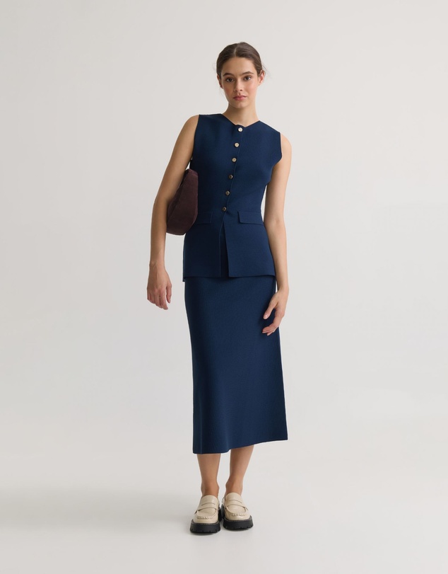 Oxford - Gracie Knitted Midi Skirt