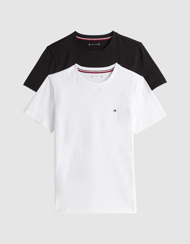 Tommy Hilfiger - 2-Pack Signature Flag Embroidery T-Shirt - Teens
