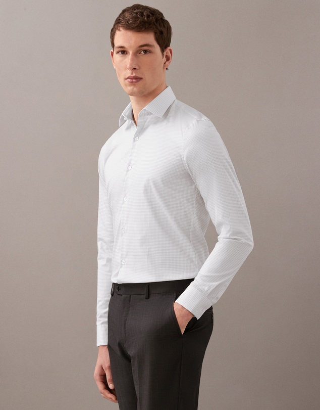 Calvin Klein - Poplin Stretch Dress Shirt